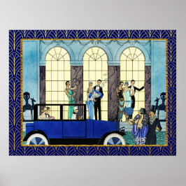 Poster Georges Barbier - Au Revoir