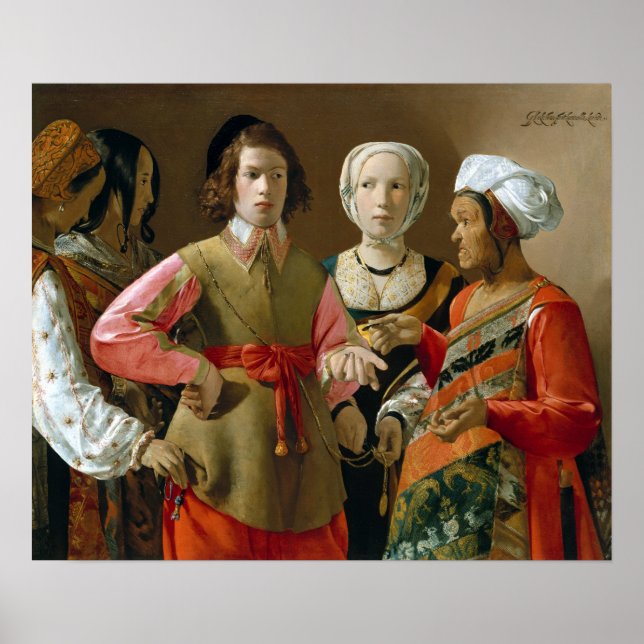 Poster Georges de La Tour, o Teller (Frente)