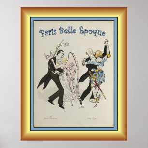 Poster Georges Goursat ~ Paris Belle Époque ~1913 ~  Post