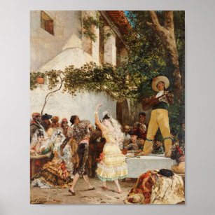 Poster Georges Jules Victor Clairin - Os Dançarinos Espan
