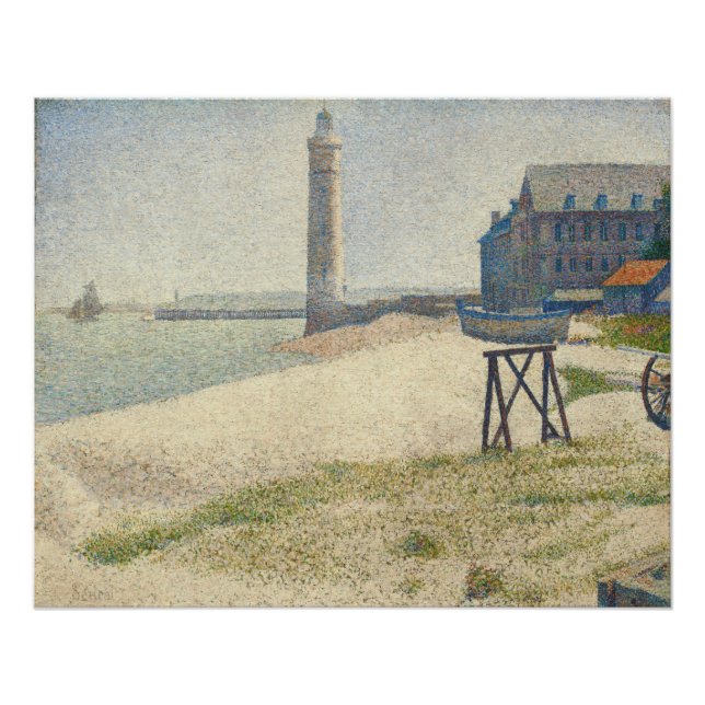 Póster Georges Pierre Seurat | Farol de Honfleur (Frente)