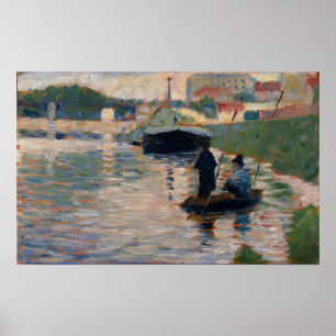 Póster Georges Pierre Seurat View of the Seine