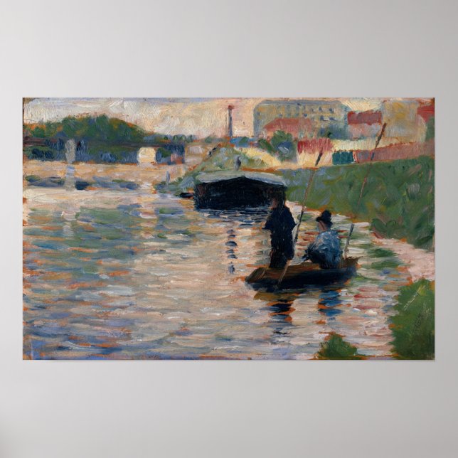 Póster Georges Pierre Seurat | Vista do Sena (Frente)