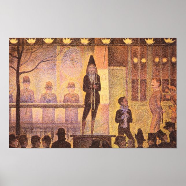 Poster Georges Seurat-Circus parade (Frente)