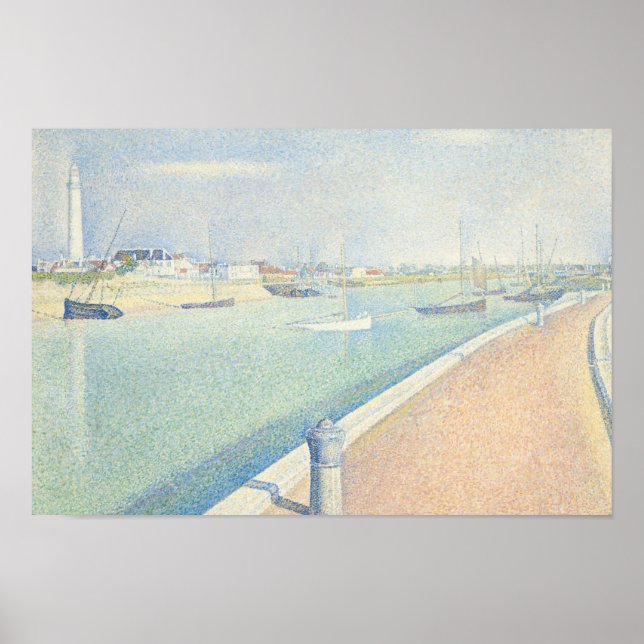 Poster Georges Seurat - O Canal das Gravelinas (Frente)