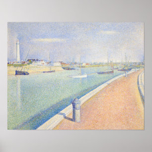Poster Georges Seurat - O Canal das Gravelinas