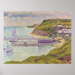 Poster Georges Seurat - Port-en-Bessin em High Tide