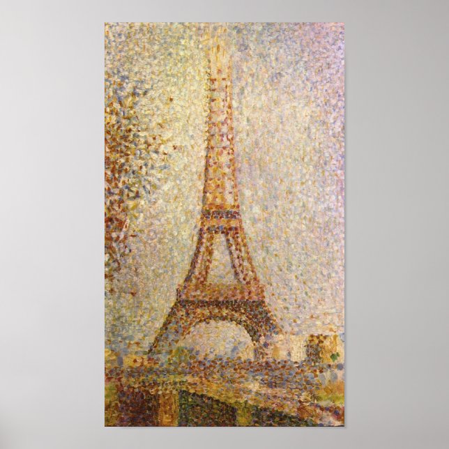 Poster Georges Seurat-The Eiffel Tower (Frente)