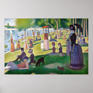 Poster Georges Seurat - Um Domingo na La Grande Jatte