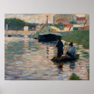 Poster Georges Seurat - vista do Seine