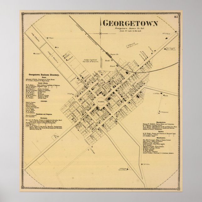 Poster Georgetown (Frente)