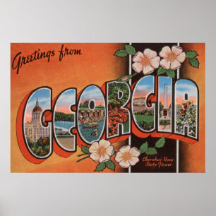 Poster Georgia (Cherokee Rosa) - Grandes Cenas de Letra