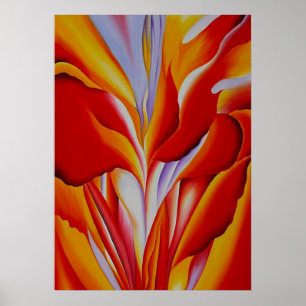 Poster Georgia O'Keeffe - Abstração da Flor