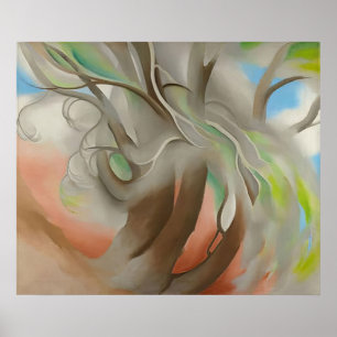Poster Georgia O'Keeffe - Árvore da Primavera Nº II - Pre