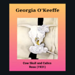 Poster Georgia O'Keeffe: Caveira de Vaca e Rosa de Calico<br><div class="desc">Georgia O'Keeffe traz o deserto à vida com esta imagem do sudoeste dos Estados Unidos chamada "Cow Skull e Calico Rosa. Okeefe é uma famosa artista americana que focou a maior parte de sua trabalho de arte no sudoeste americano. Você pode comprar poster de "Covas e Rosa de Calico" na...</div>