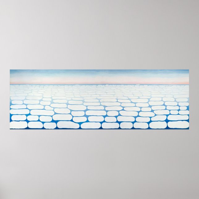 Poster Georgia O'Keeffe - Céu Acima das Nuvens IV - 1965 (Frente)