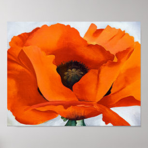 Poster Georgia O'Keeffe - Papoula Vermelha - 1927