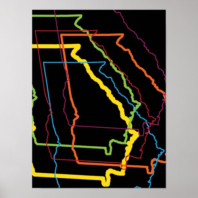 Póster georgia pride blur (Frente)