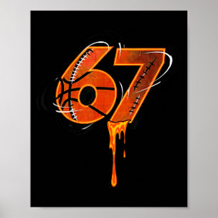 Poster Geração alfa gíria crianças 67 basquete sorvete go