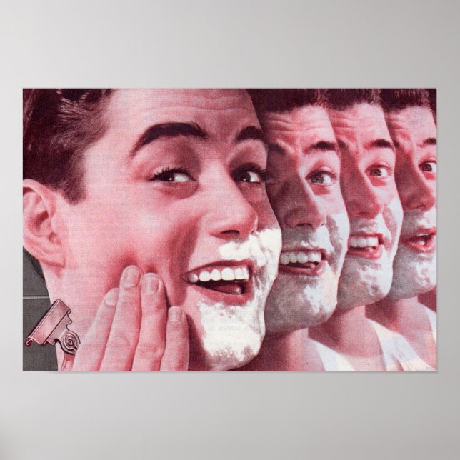 Póster gerações de barbear (Frente)