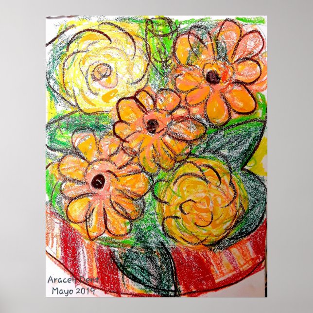 Poster Gerberas (Frente)