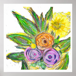 Poster Gerberas Margarida