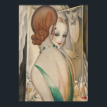 Poster Gerda Wegener - No Espelho, Art Déco<br><div class="desc">Data:1928. No espelho da artista dinamarquesa Gerda Wegener. Estilo: Art Nouveau (Moderno),  Art Deco.</div>