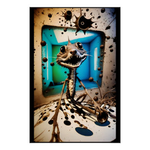 Póster Gerenciamento de Rato de Mídia de Intervalo Livre