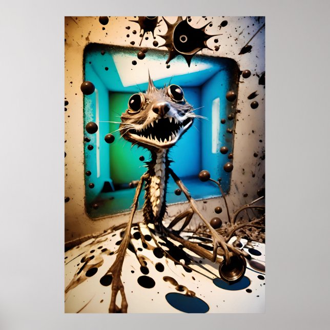 Poster Gerenciamento de Rato de Mídia de Intervalo Livre (Frente)