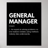 Gerente Geral Definição Engraçada