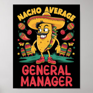 Poster Gerente Geral Não Médio Cinco De Mayo Mexica