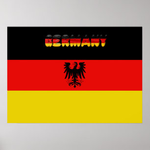 Poster German flag