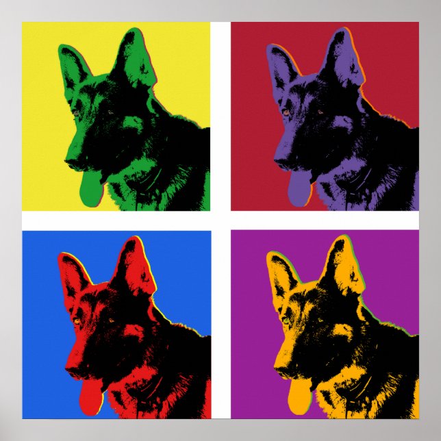 poster german shepherd (Frente)