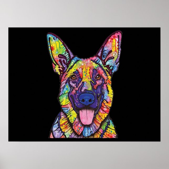 Poster German shepherd (Frente)