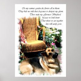 Poster German shepherd Art