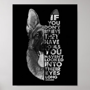 Poster German shepherd que você não acredita que eles têm