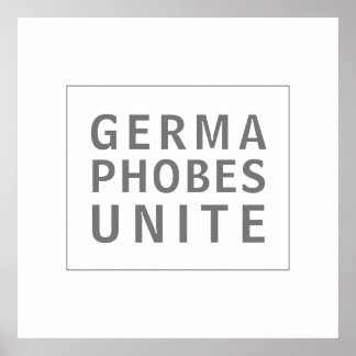 Poster Germaphobes Unem Citação Engraçada