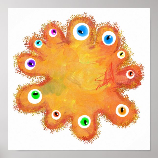 Póster Germe Pintado (Frente)