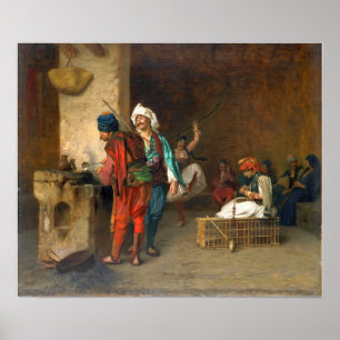 Poster Gérôme - Casa de Café Cairo (Fundição de Balas)