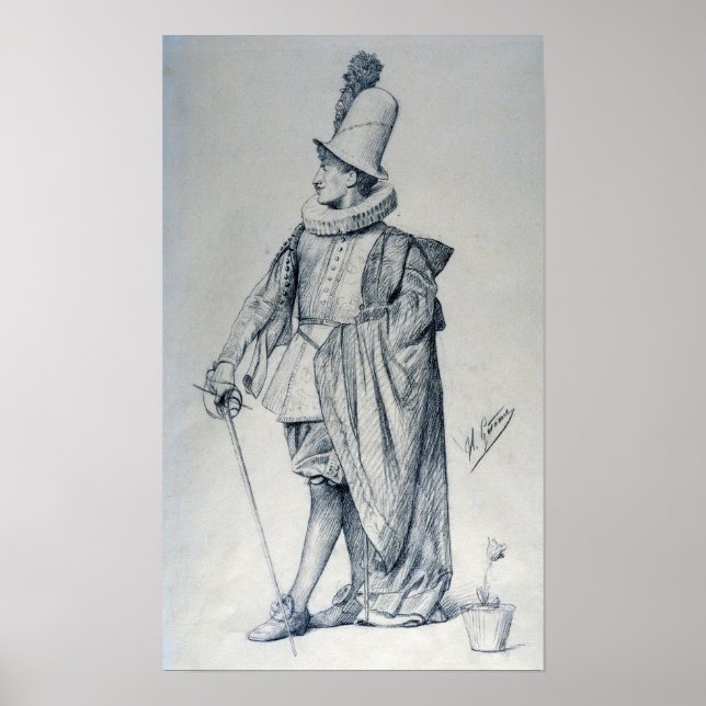 Poster Gérôme - Cavaleiro Holandês (Frente)