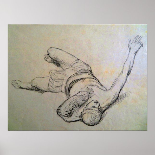 Poster Gérôme - Estudo Para Os Derrotados Na Tabela 18… (Frente)