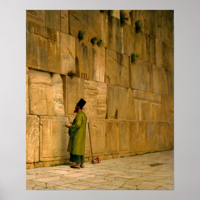 Poster Gérôme - O Muro das Lamentações (Frente)