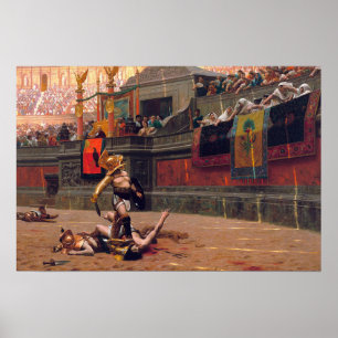 Poster Gérôme - polegares para baixo