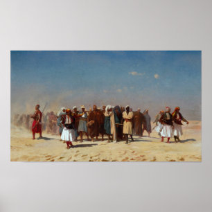 Poster Gérôme - Recrutas Egípcios Atravessando O Deserto