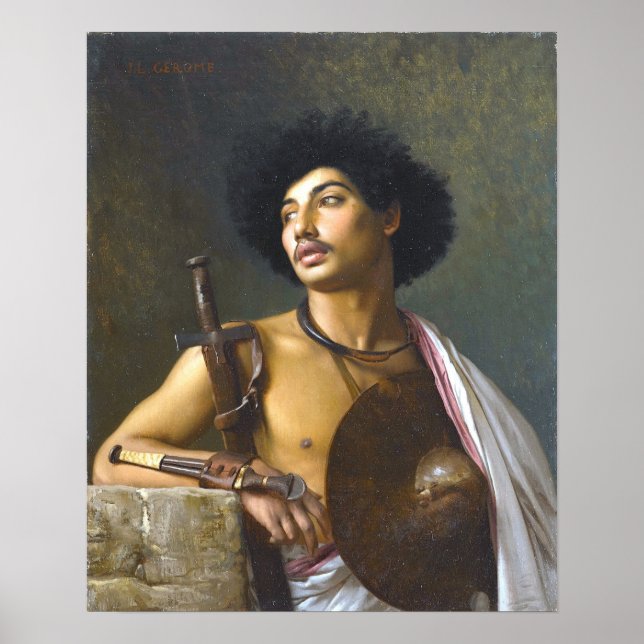 Poster Gérôme - Um Guerreiro Bischari (Frente)