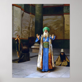 Poster Gérôme - Um Sultão em Oração 1887