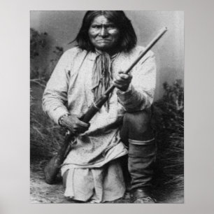 Póster 'Geronimo com a arma no Ready
