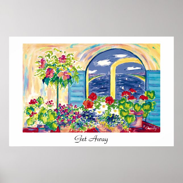 Póster Getaway- (Frente)