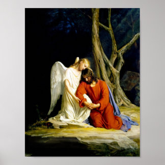 Poster Gethsemane por Carl Bloch