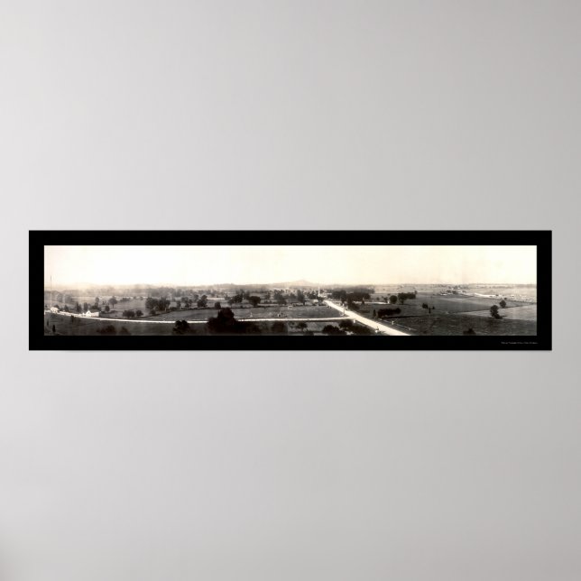 Poster Gettysburg Battlefield Foto 1918 (Frente)